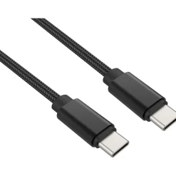 Câble USB C vers USB-C noir 2m