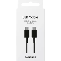 Câble USB C/USB C - Noir