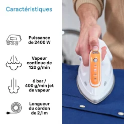 Centrale vapeur IS2561WH - Blanc