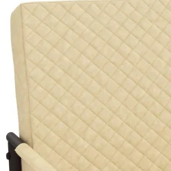 Chaise cantilever Creme Similicuir