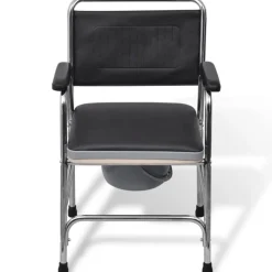 Chaise d'aisance Acier Noir