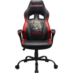 Chaise gaming Iron Maiden, fauteuil gamer Noir taille L