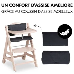 Chaise haute Beta+B blanc beige