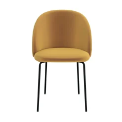 Chaise Karl en velours (lot de 2)