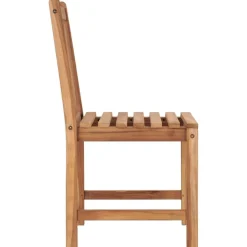 Chaises de jardin lot de 8 avec coussins Bois de teck massif