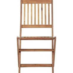 Chaises pliables de jardin lot de 6 avec coussins Bois d'acacia