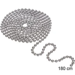 Chaîne en Inox Fond de Tarte 180cm Argent