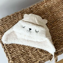 Chapka bébé en velours côtelé Gribouille