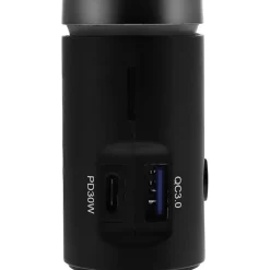 Chargeur allume-cigare 7 en 1 prises USB-C noir