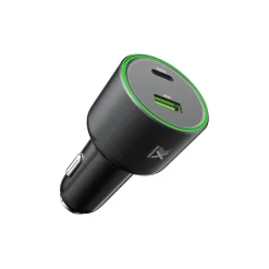 Chargeur allume-cigare 100W USB-A et USB-C
