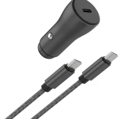 Chargeur allume-cigare 30W USB-C + Cable USB-C