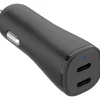 Chargeur allume-cigare 2x USB-C 40W