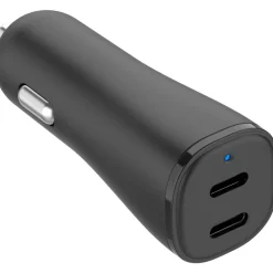 Chargeur allume-cigare 2x USB-C 40W