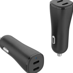 Chargeur allume-cigare 2x USB-C 40W