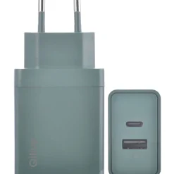 Chargeur USB A+USB C 30W - Vert