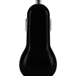 Chargeur voiture rapide USB A+USB C 32W - Noir