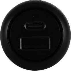 Chargeur voiture rapide USB A+USB C 32W - Noir