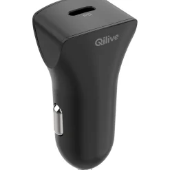 Chargeur voiture USB C+Câble Lightning - Noir