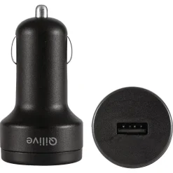 Chargeur voiture USB 10W - Noir