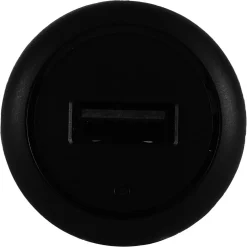 Chargeur voiture USB 12W+Câble USB A/USB C - Noir