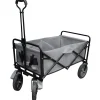 Chariot de transport, remorque de jardin pliable à roulettes - 90 Kg