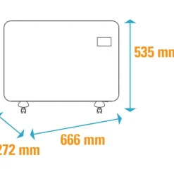 Chauffage électrique OCE-E01-1500B