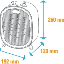 Chauffage soufflant OCE-A01-2000N