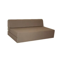 Chauffeuse convertible 2 places en tissu uni CHAPI