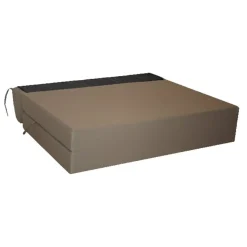 Chauffeuse convertible 2 places en tissu uni CHAPI