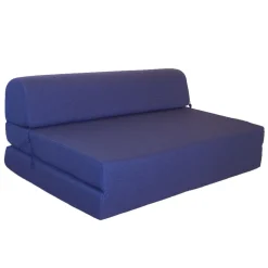 Chauffeuse convertible 2 places en tissu uni CHAPI