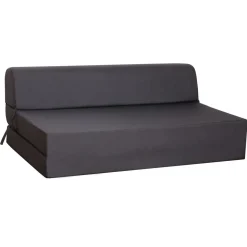 Chauffeuse convertible 2 places en tissu uni CHAPI