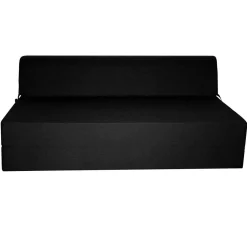 Chauffeuse convertible 2 places en tissu uni CHAPI