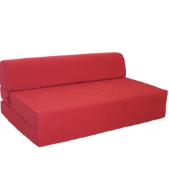 Chauffeuse convertible 1 place en tissu uni CHAPI