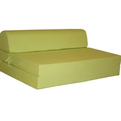 Chauffeuse convertible 1 place en tissu uni CHAPI