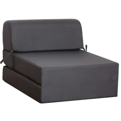 Chauffeuse convertible 1 place en tissu uni CHAPI