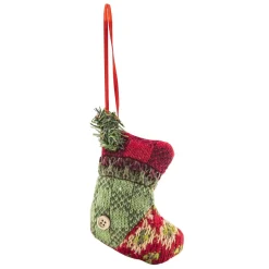 Chaussette de Noël à suspendre 8 x 10 cm
