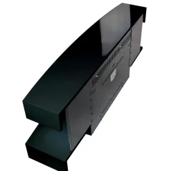 Cheminée électrique design 2000w noir - lounge noire