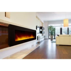 Cheminée électrique grande taille 2000w avec télécommande - volcano 5xl