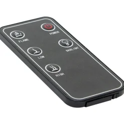 Cheminée électrique 2000w avec télécommande - pure inox xxl