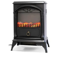 Cheminée électrique 1800W Effet flamme Chauffage infrarouge Santorin NIKLAS