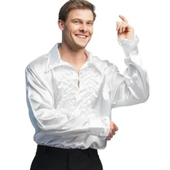 Chemise Disco Blanche - Adulte - XXL