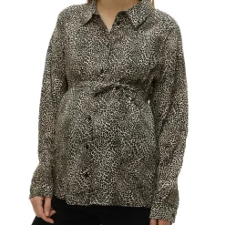 Chemise e/Beige Femme Mamalicious Cherry