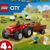 City 60461 - Tracteur agricole rouge avec remorque et moutons