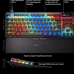 Clavier gamer APEX PRO TKL GEN 3 - FR