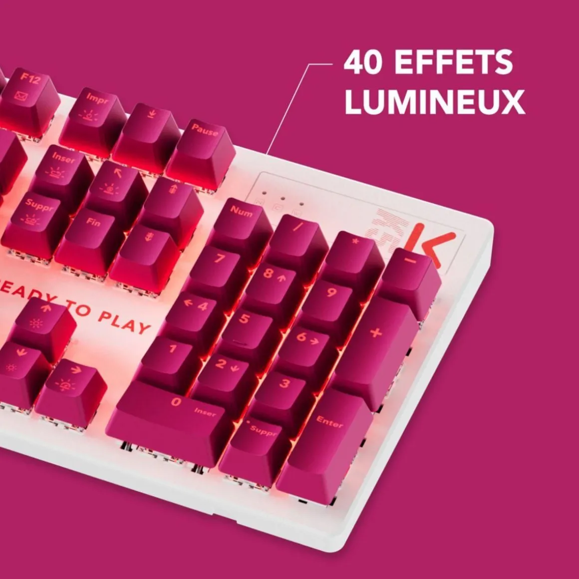 Clavier gamer K5 MAGENTA Access