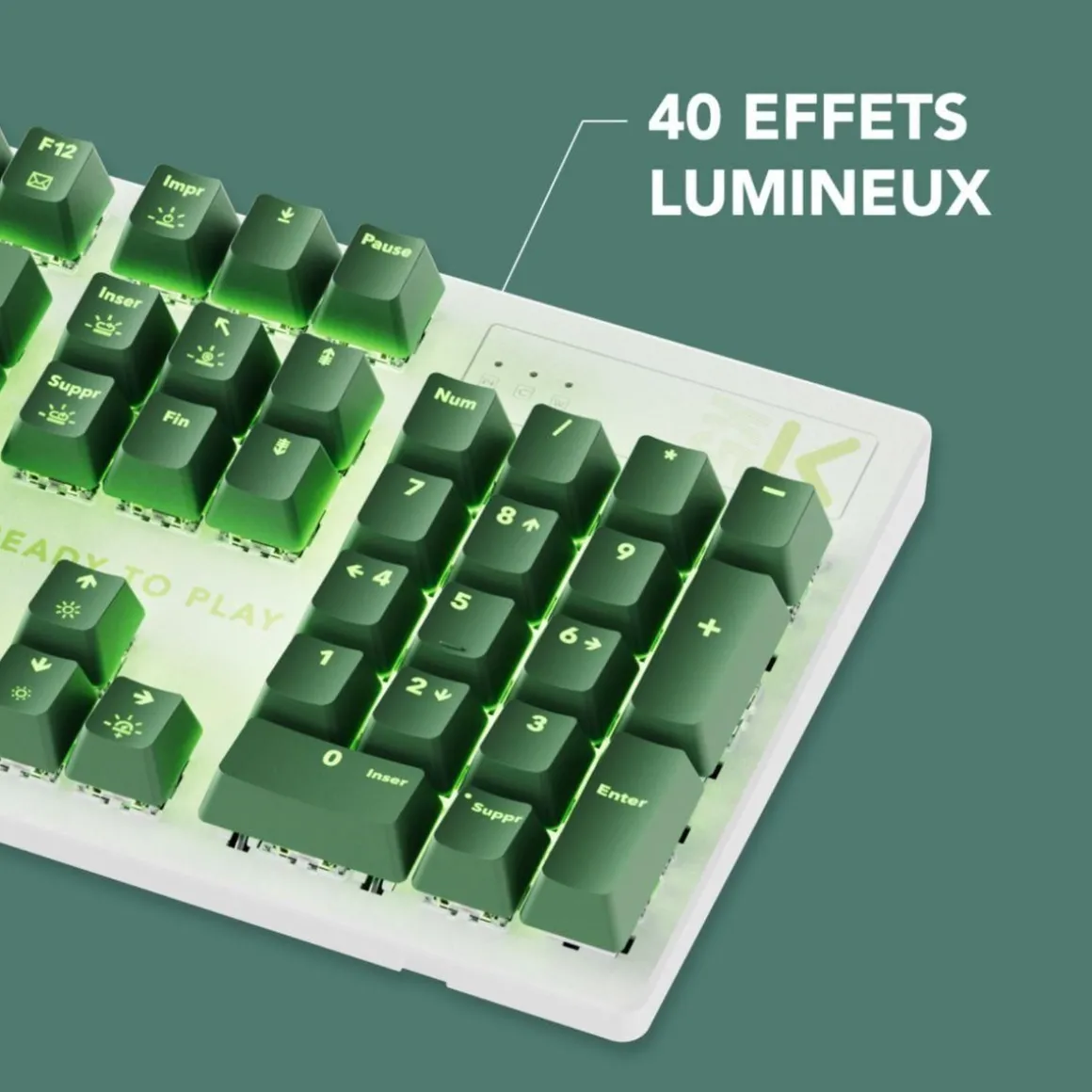 Clavier gamer K5 VERT Access