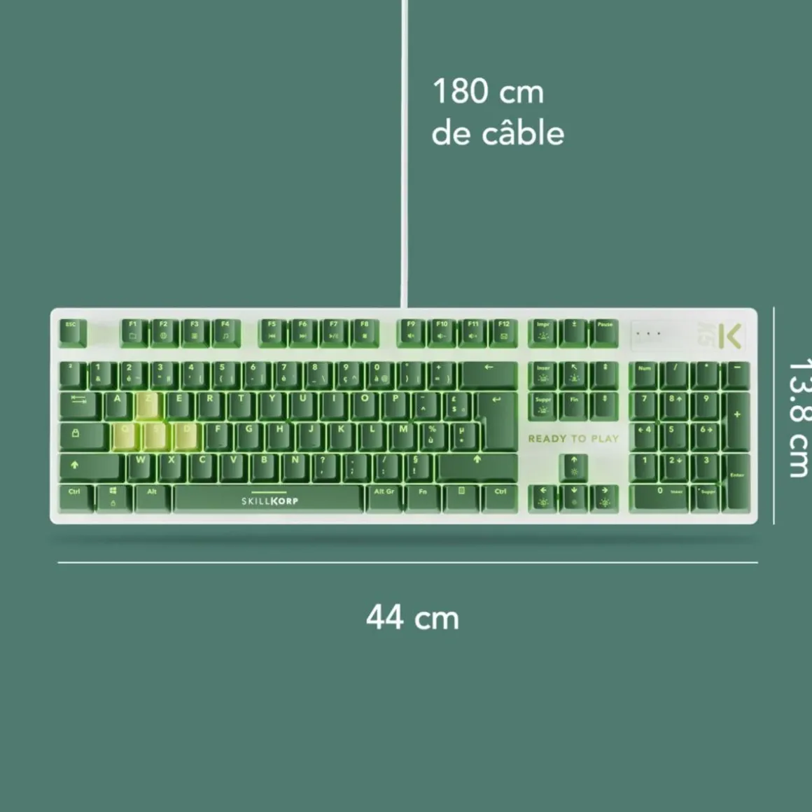 Clavier gamer K5 VERT Access
