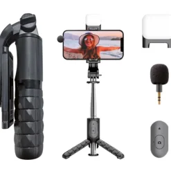 Clipeyz Mini Vlogger Pack - Noir