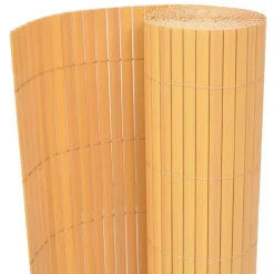 Cloture de jardin Double face PVC 90 x 500 cm Jaune