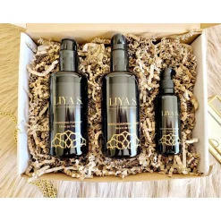 Coffret de 3 produits bio haut de gamme pour cheveux gras - Coffret Cadeau Bien-être